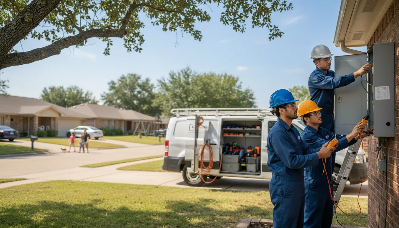Certified electrician providing emergency electrical services in Blanchard, LA